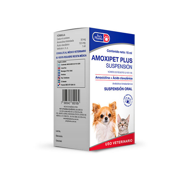 AMOXIPET PLUS SUSPENSIÓN - 15ML