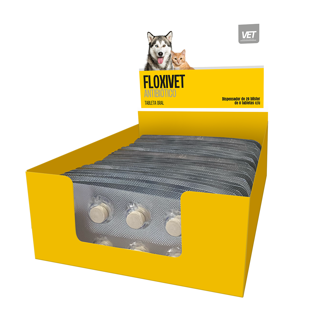 Floxivet Tableta Blister de 8 Tabs