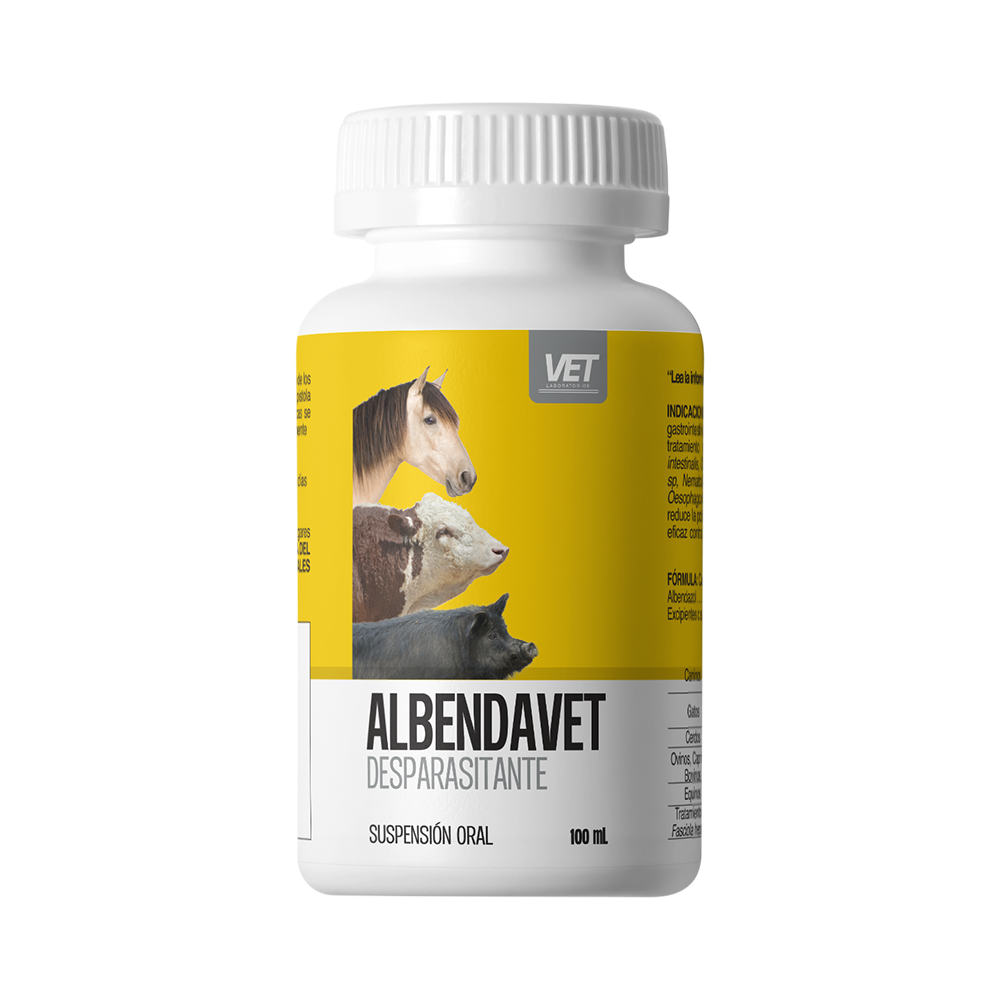 Albendavet Suspensión Oral 100 mL