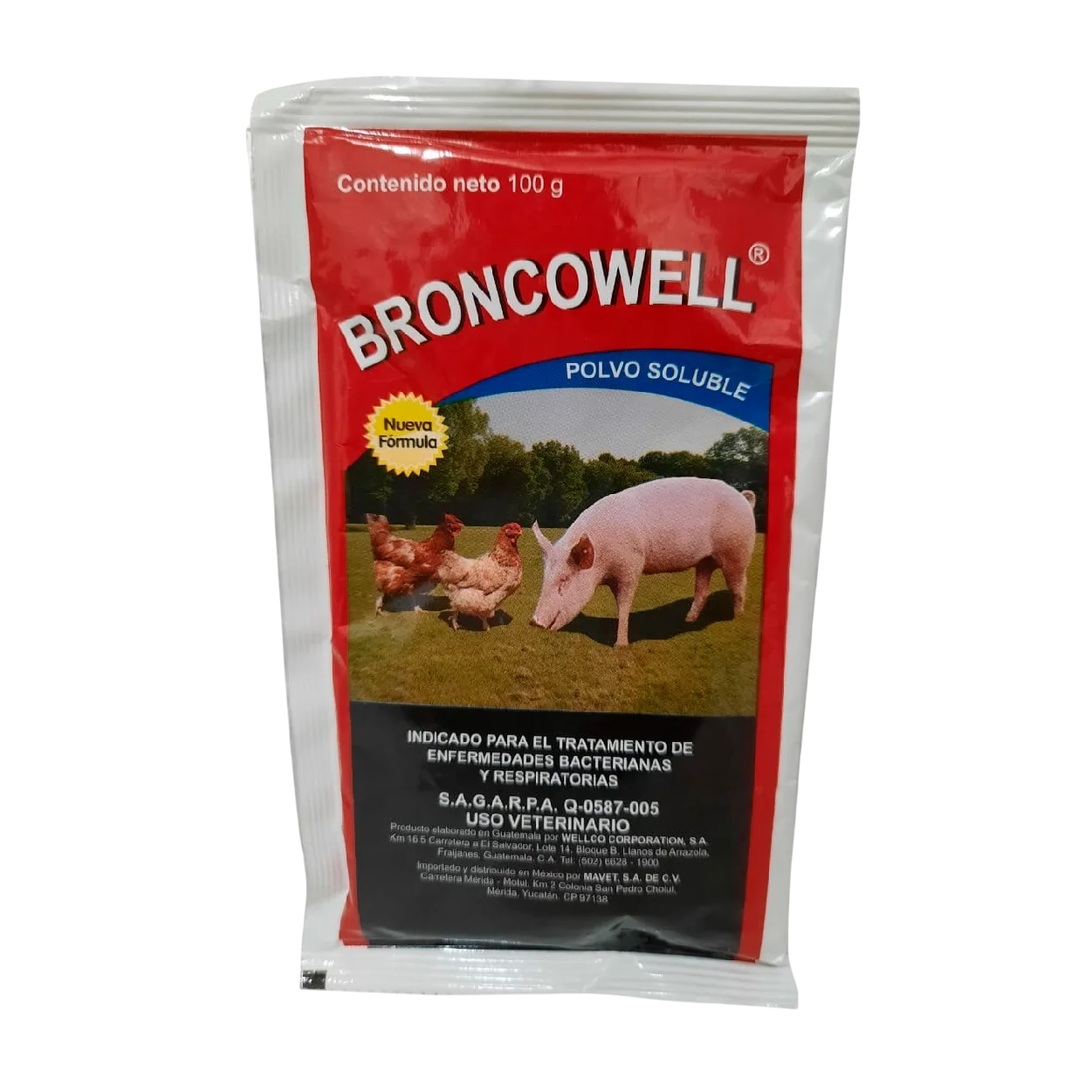 BRONCOWELL - Tratamiento para aves y porcinos