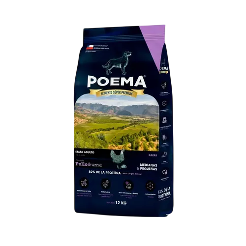 POEMA ADULTO POLLO & ARROZ 12 KILOS