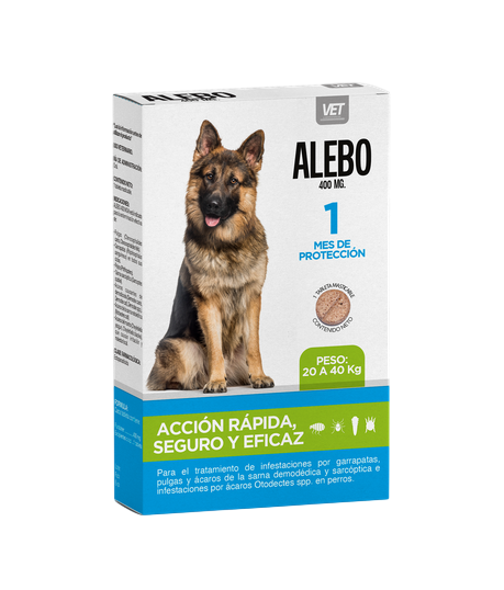 ALEBO 400MG 20 a 40 Kg