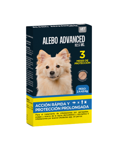 ALEBO ADVANCED 112.5MG - 2 a 4.5Kg