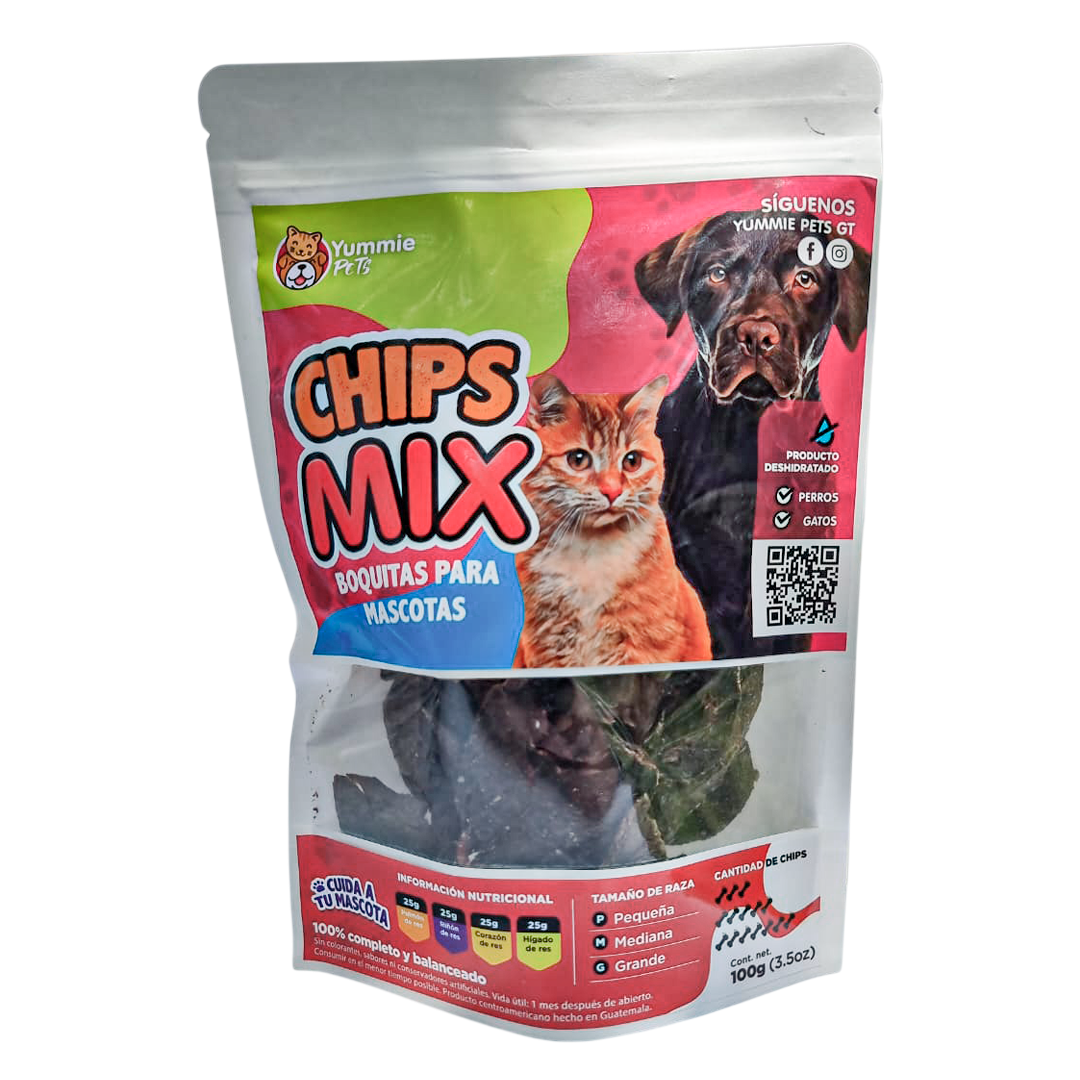 Yummie Pets Chips MIX 100g