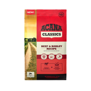 ACANA CLASSICS BEEF & BARLEY 22.5 LBS