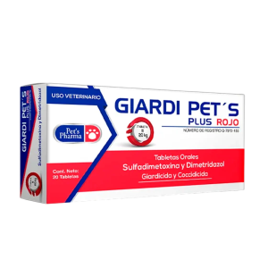GIARDI PET’S PLUS ROJO - 20 TABS