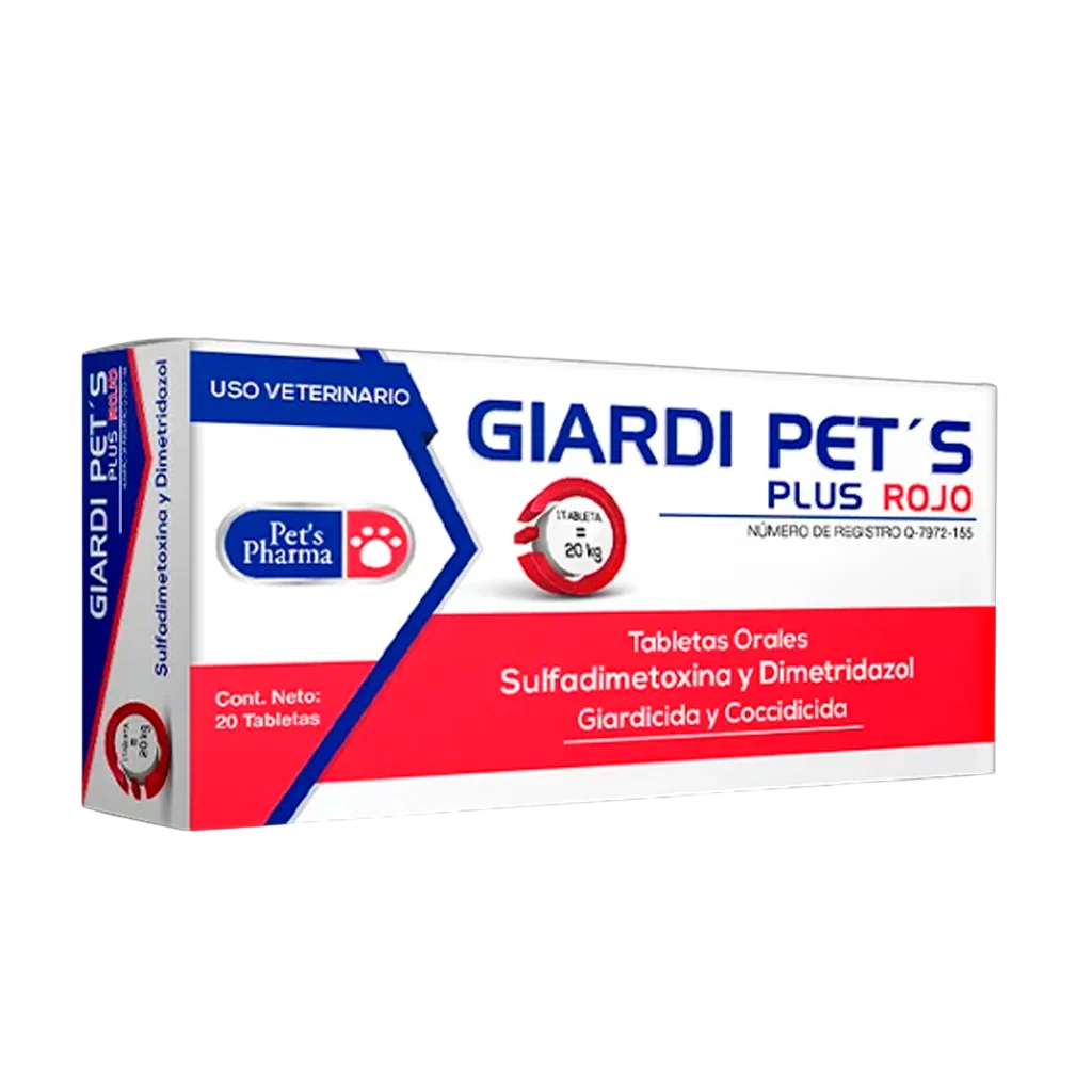 GIARDI PET’S PLUS ROJO - 20 TABS