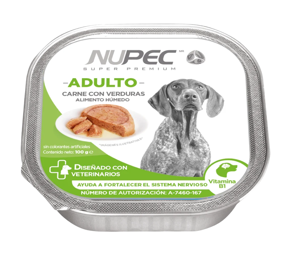 NUPEC ADULTO CARNE CON VERDURAS