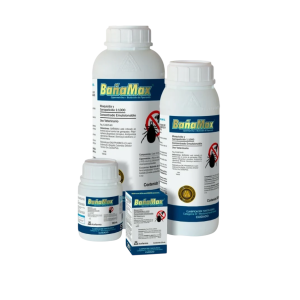 BañaMax Baño insecticida - Frascos de 20, 100, 500 y 1000 mL.