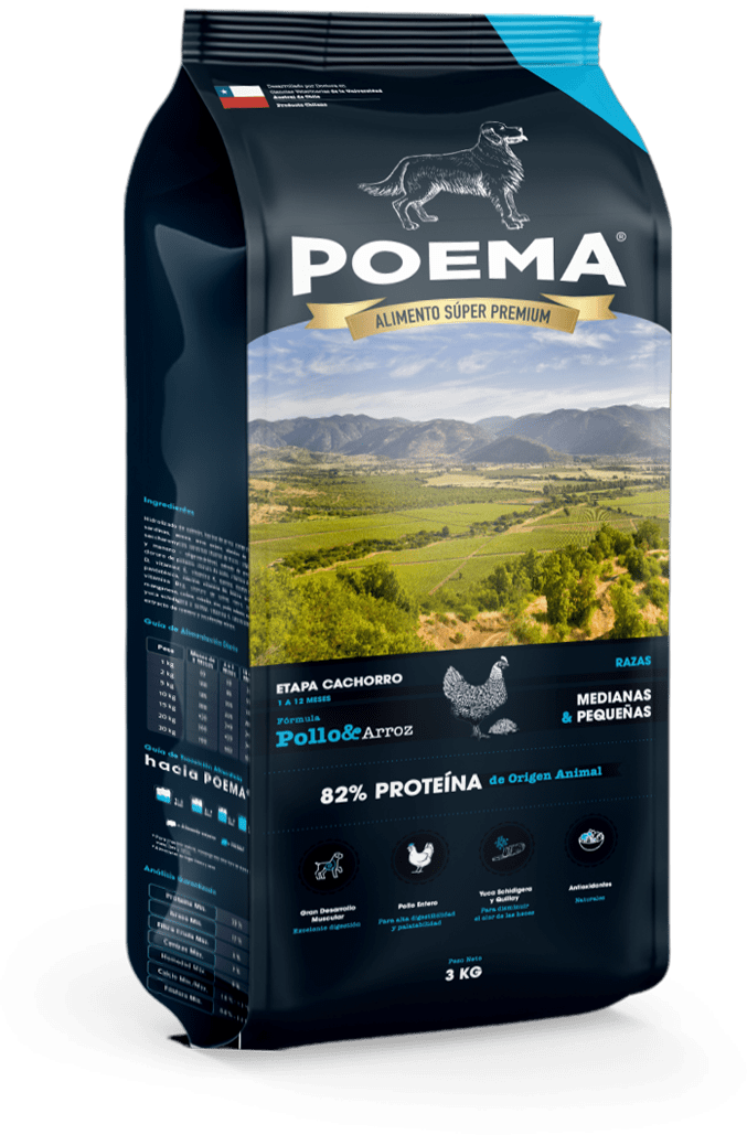 POEMA CACHORRO POLLO & ARROZ 3 KILOS