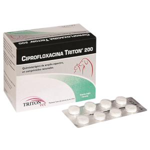 Ciprofloxacina Triton 200 x 16 comprimidos
